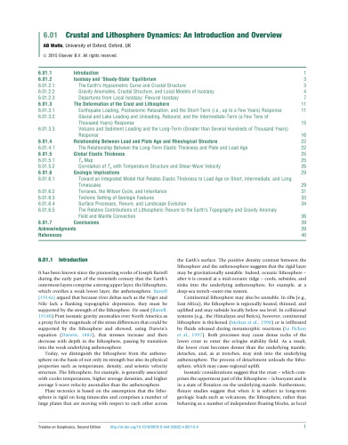 ﻿رساله ژئوفیزیک: دینامیک پوسته و لیتوسفر