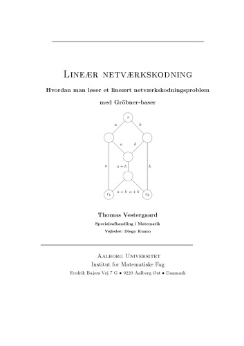 ﻿کدگذاری شبکه خطی: نحوه حل مشکل کدگذاری شبکه خطی با پایه های گروبنر