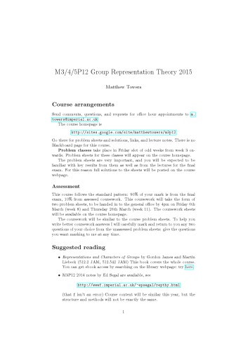 ﻿نظریه بازنمایی گروه [یادداشت های سخنرانی]