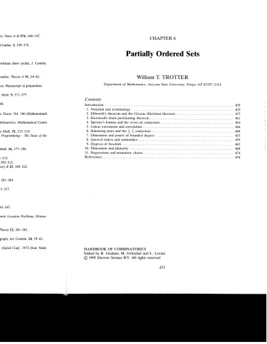 ﻿مجموعه های جزئی سفارش داده شده [فصل از کتاب راهنمای ترکیبیات]