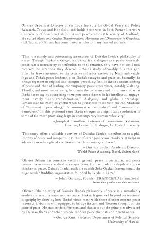 ﻿فلسفه صلح دایساکو ایکدا: گفتگو، تحول و تمدن جهانی