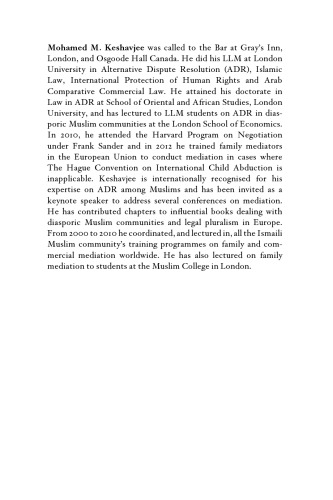 ﻿اسلام ، شرع و حل اختلافات جایگزین: سازوکارهای جبران خسارت قانونی در جامعه مسلمانان