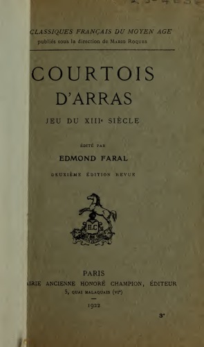 ﻿کورتوا دآراس، بازی قرن سیزدهم