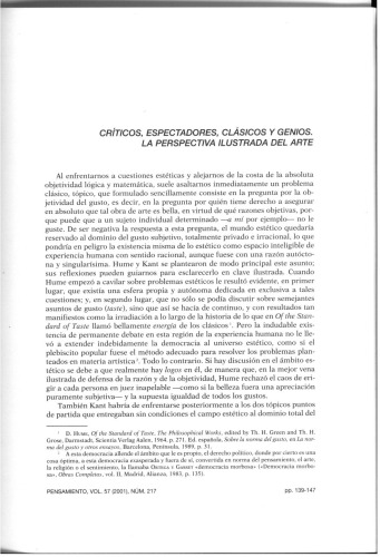 ﻿منتقدان، بینندگان، کلاسیک ها و نابغه ها. دیدگاه روشنگری در مورد هنر [مقاله]