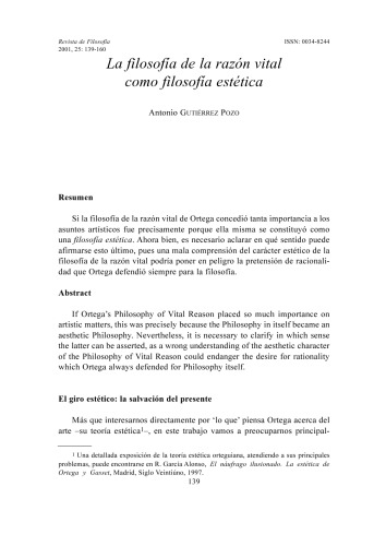 ﻿فلسفه عقل حیاتی به عنوان فلسفه زیبایی‌شناختی