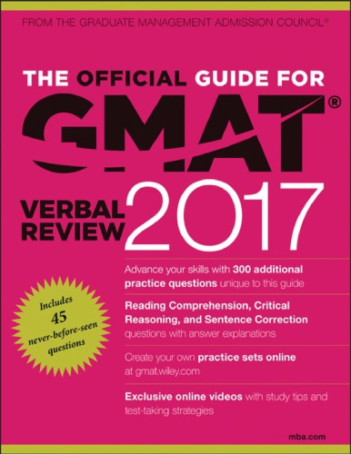 ﻿راهنمای رسمی برای GMAT Verbal Review 2017