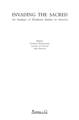 ﻿تهاجم به مقدس: تحلیلی از مطالعات هندوئیسم در آمریکا
