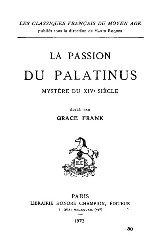 ﻿شور و شوق Palatinus، رمز و راز قرن 14th