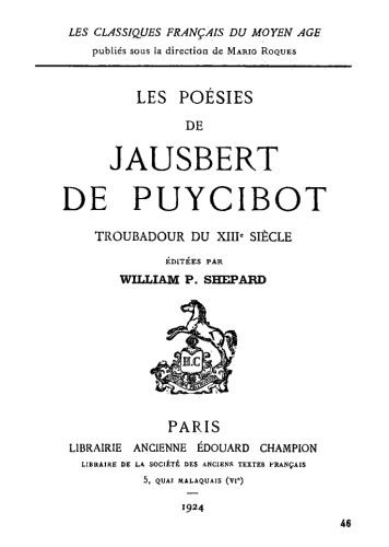 ﻿اشعار یاوسبر دو پویسیبات، تروبادور قرن سیزدهم