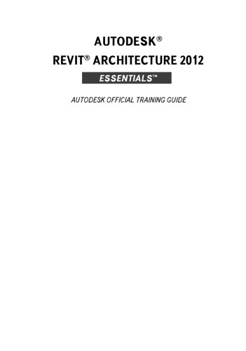﻿آموزش رسمی Autodesk Revit Architecture 2012.