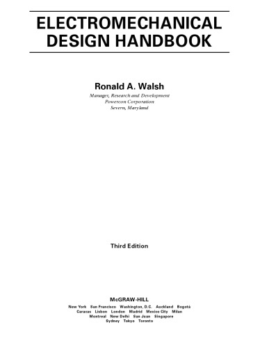 کتابچه راهنمای طراحی الکترومکانیکی