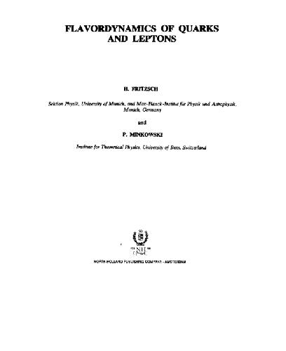 ﻿پویایی طعم کوارک ها و لپتون ها