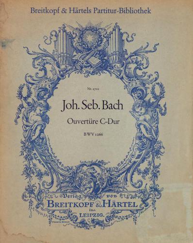 ﻿Ouverture C-dur fur 2 Oboen, Fagott, 2 Violinen, Viola und Continuo