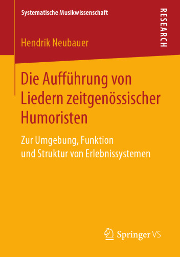 ﻿اجرای آهنگ توسط طنزنویسان معاصر: در مورد محیط، عملکرد و ساختار سیستم های تجربه