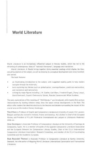 ﻿ادبیات جهان: یک خواننده