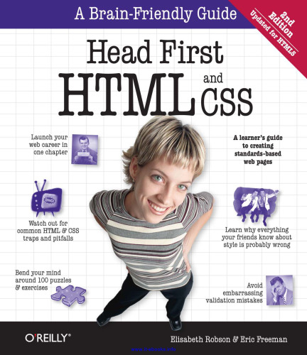 ﻿Head First HTML and CSS: راهنمای یادگیرنده برای ایجاد صفحات وب مبتنی بر استاندارد