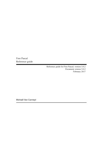﻿راهنمای مرجع پاسکال رایگان، نسخه 3.0.2