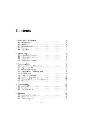 ﻿یادداشت های سخنرانی در مورد ترکیبیات [یادداشت های سخنرانی]