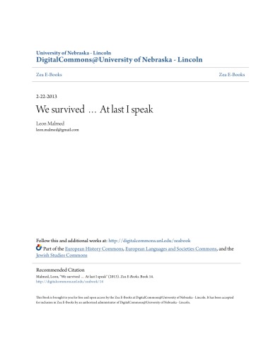 ﻿ما زنده ماندیم... بالاخره من صحبت می کنم