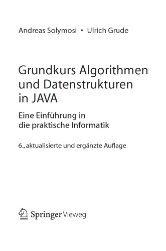 ﻿الگوریتم های دروس پایه و ساختار داده در جاوا. مقدمه ای بر علوم کامپیوتر عملی