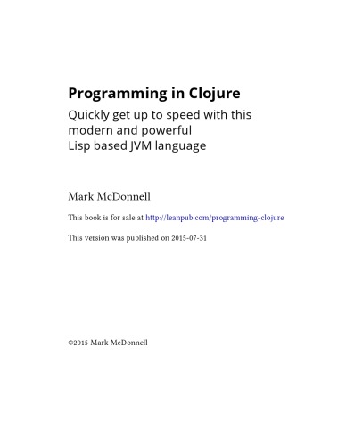 ﻿برنامه نویسی در Clojure