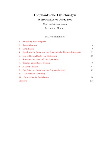 ﻿معادلات دیوفانتین [یادداشت های سخنرانی]