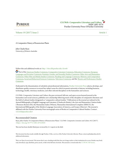 ﻿[مقاله] تاریخ تطبیقی ​​گیاهان رستاخیز