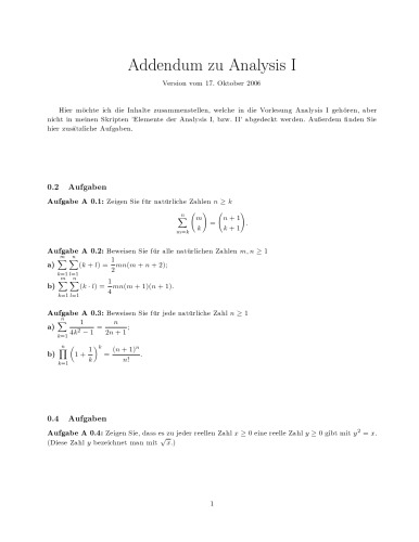 ﻿ضمیمه تجزیه و تحلیل I [یادداشت های سخنرانی]