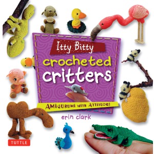 ﻿موجودات قلاب بافی Itty Bitty. آمیگورومی با نگرش