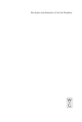 ﻿نحو و معناشناسی حاشیه چپ