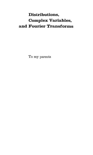 ﻿توزیع ها ، متغیرهای پیچیده و تبدیل فوریه