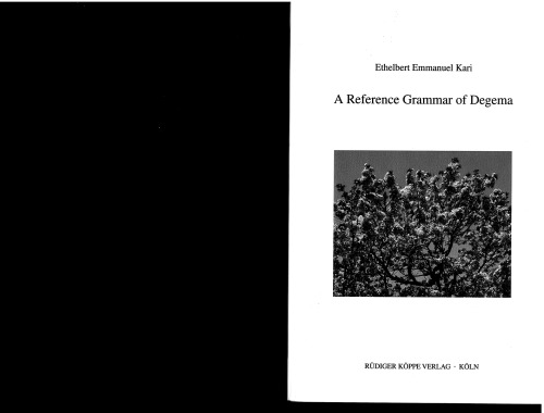 ﻿دستور زبان مرجع Degema