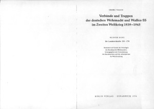 ﻿واحدها و سربازان ورماخت آلمان و Waffen-SS در جنگ جهانی دوم 1939-1945. جلد نهم. نیروی زمینی 281-370