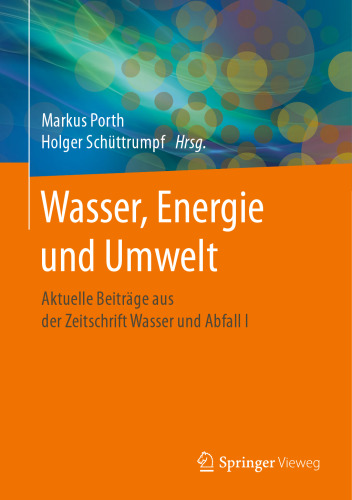 ﻿Water, Energy and the Environment: مقالات جاری از مجله Water and Waste I