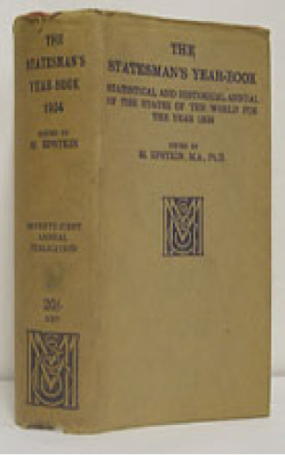 ﻿سالنامه استیتمن: سالانه آماری و تاریخی ایالات جهان برای سال 1934