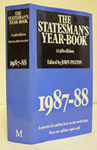 ﻿سالنامه The Statesman: سالانه آماری و تاریخی ایالات جهان برای سال 1987-1988