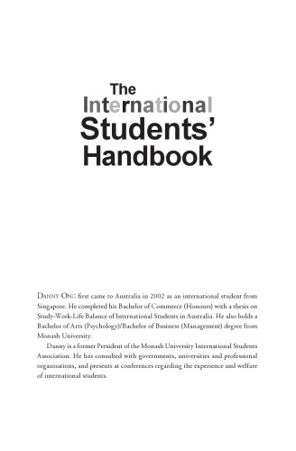 ﻿کتاب راهنمای دانشجویان بین المللی: زندگی و تحصیل در استرالیا