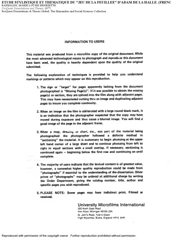 ﻿بررسی سبکی و موضوعی «ژئو دو لافوی» آدام دلا هال [پایان نامه]