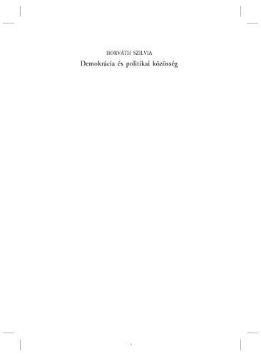 ﻿دموکراسی و جامعه سیاسی