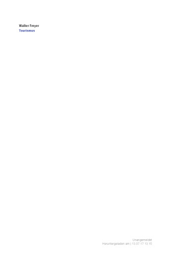 ﻿گردشگری: مقدمه ای بر اقتصاد گردشگری