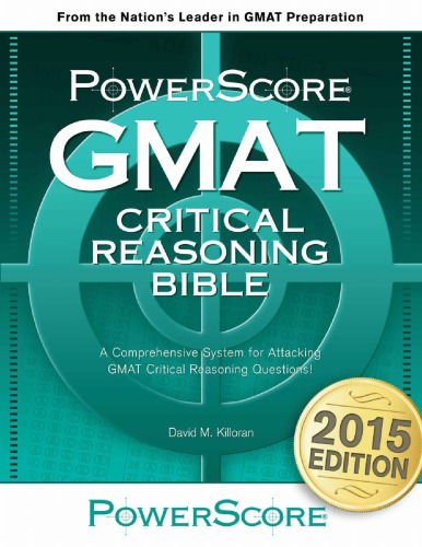 ﻿کتاب مقدس استدلال انتقادی PowerScore GMAT
