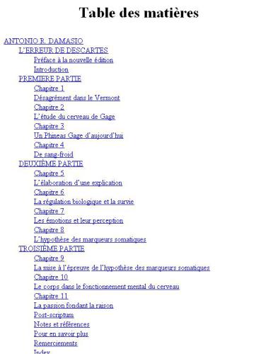 ﻿خطای دکارت: دلیل احساسات