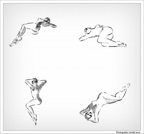 ﻿74 ژست مدل کلاسیک (Photography Model Pose)