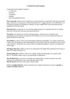 ﻿یک کامپیوتر شخصی معمولی