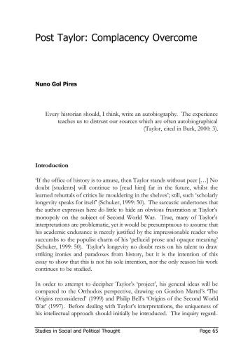 ﻿پست تیلور: غلبه بر رضایت