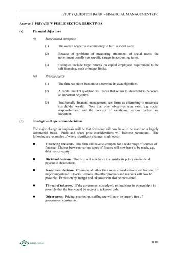 ﻿ACCA F9 مدیریت مالی (ATC)