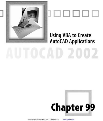 ﻿ABC های AutoLISP، Autodesk - AutoCAD - VBA: ادغام با Microsoft Excel، استفاده از VBA برای ایجاد برنامه های AutoCAD