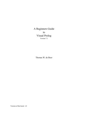 ﻿راهنمای مبتدیان برای ویژوال پرولوگ 7.1