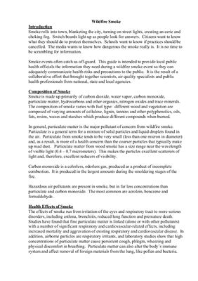 ﻿متن - Wildfirs Smoke (همراه با ترجمه)