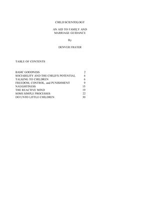 ﻿ساینتولوژی کودک